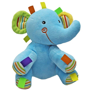 Blue Elephant Rattle Soft Toy