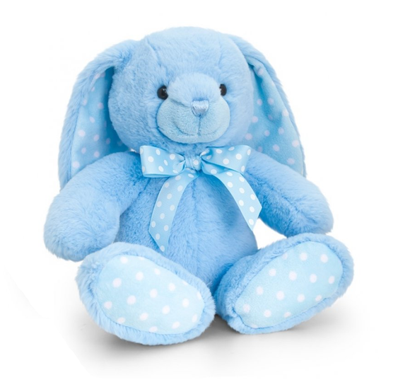 Keel Toys Spotty Bunny Blue 25cm