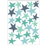 Tresxics Stars Wall Stickers Turquoise