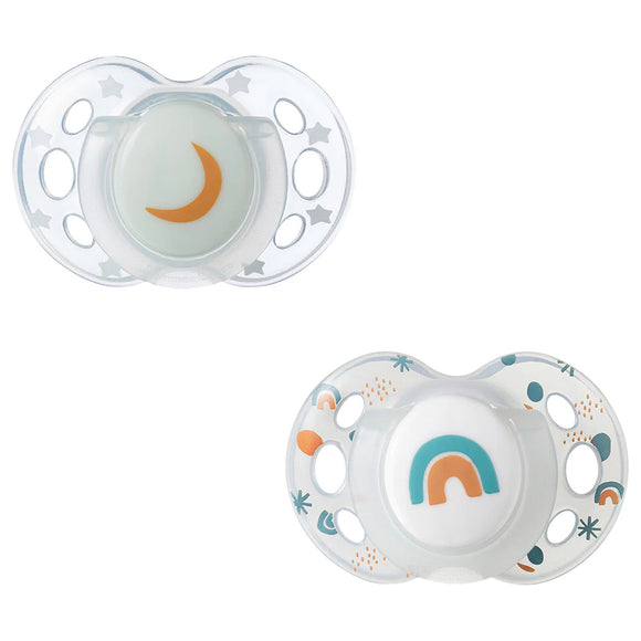 Tommee Tippee Night Time Soother 2-Pack 18-36m