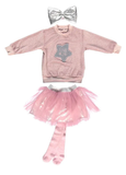 Bebetto Top, Tutu Skirt and Tights Set (2-5yrs)