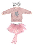 Bebetto Top, Tutu Skirt and Tights Set (2-5yrs)