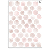 Tresxics Watercolour Dots Wall Stickers Pink