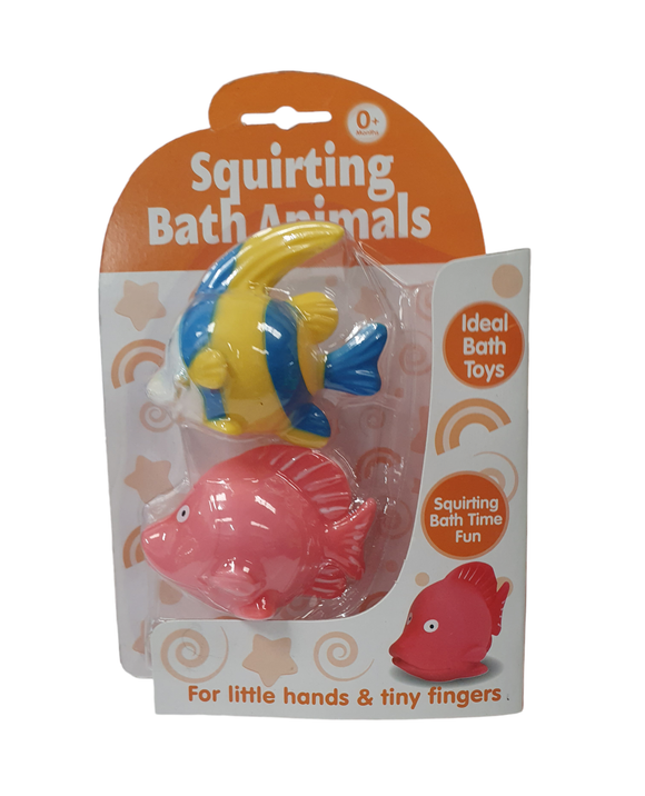 Squirting Bath Toys Fish 2Pk