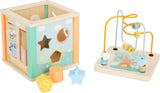 Small Foot Beads Maze and Motor Activity Cube Pastel