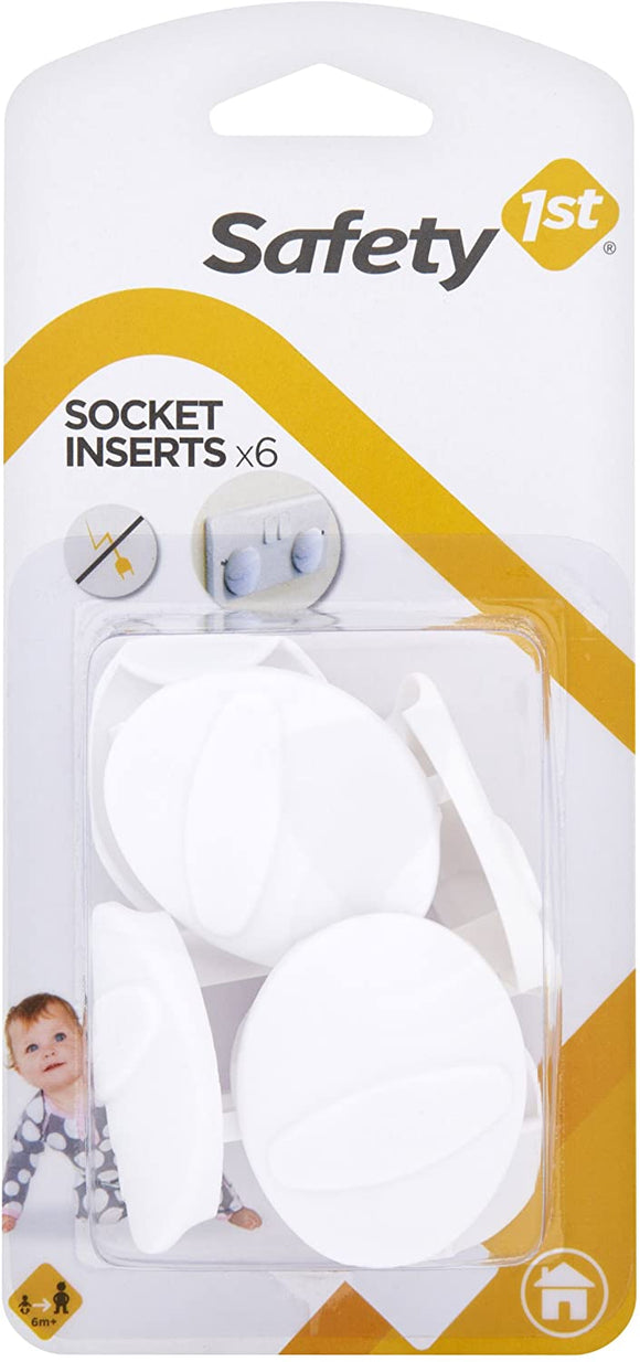 Safety 1st Socket Cover White Plastic 6Pk