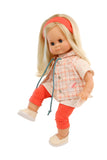 Schildkrot Doll "Schlummerle" 37cm Blond Hair, Handmade