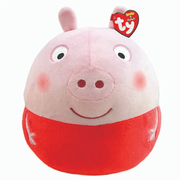 TY Squish-a-Boo Peppa Pig Medium Soft Toy