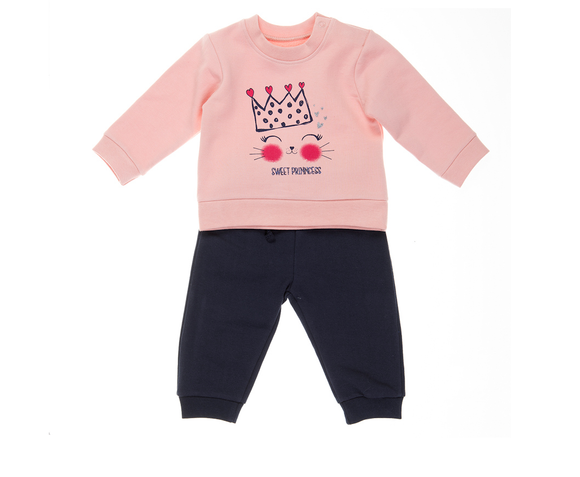 Babybol Girls Top And Trousers Set (1-2yrs)