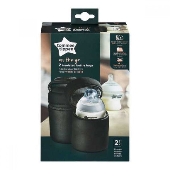 Tommee Tippee Closer To Nature Insulated Bottle Bags 2-Pack