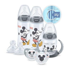 NUK First Choice Mickey Mouse Bottle Set 6-18m