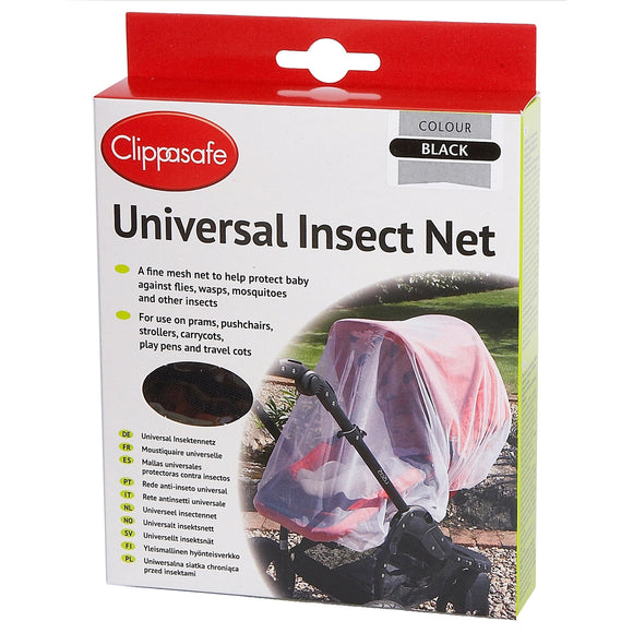 Clippasafe Stroller Insect Net Black Universal