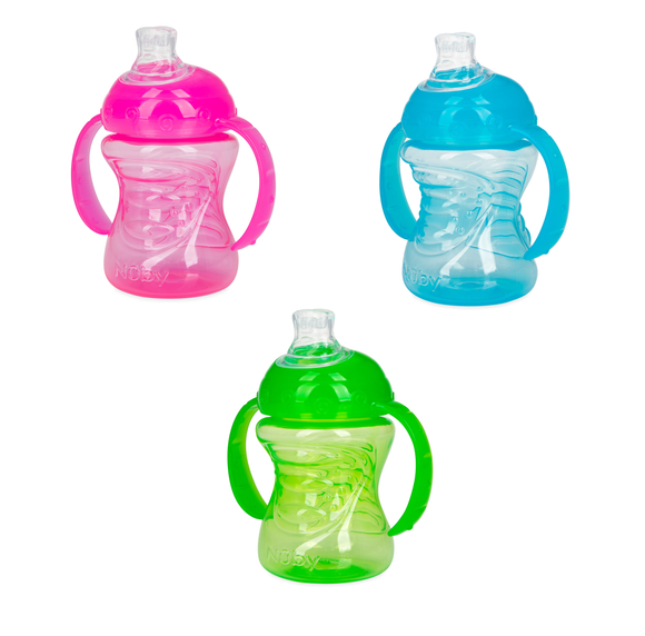 Nuby No-Spill Soft Spout Grip n Sip Trainer Cup