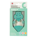 Cheeky Chompers Textured Baby Animal Teether - Chewy the Hippo