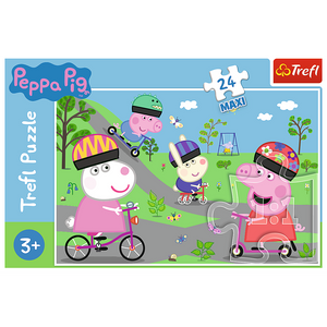 Trefl Jigsaw Maxi Puzzle Peppa Pig's Active Day - 24 Piece Puzzle