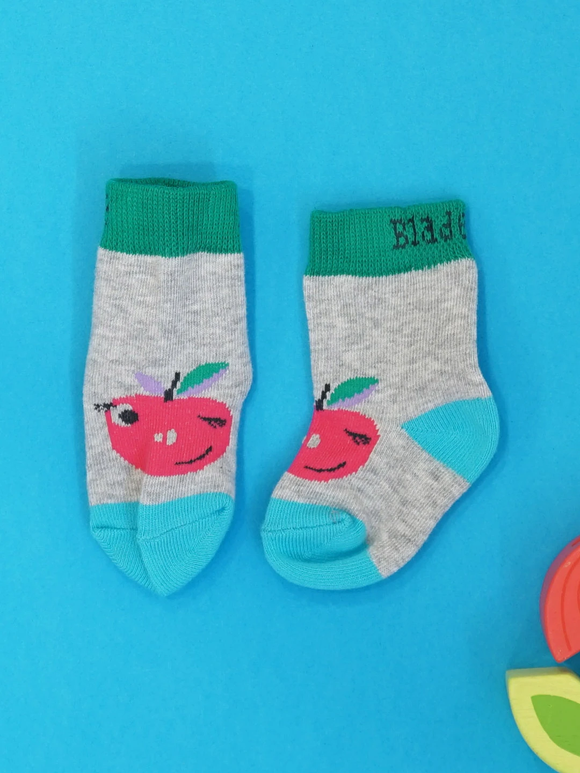 Blade & Rose Apple Socks (0-6yrs)