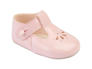 Baypods Patent Pre-walker Shoes Pink