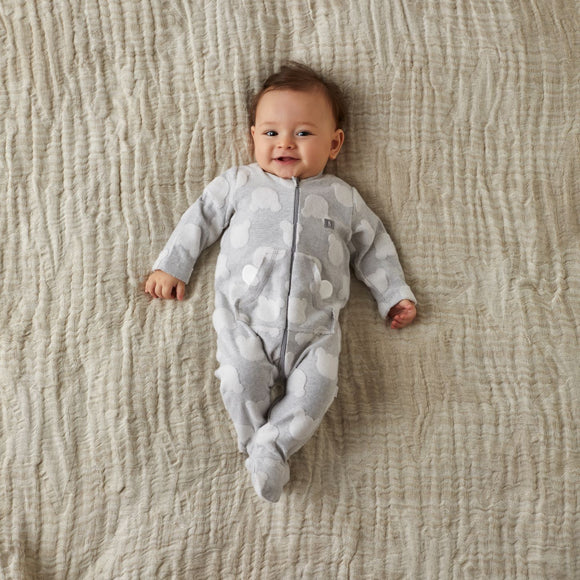 Bebetto Baby Sleepsuit Bears Grey (0-9mths)