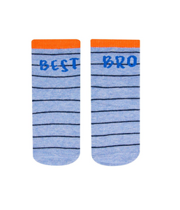 Yo Club Boys Socks Best Bro (6-36mths)