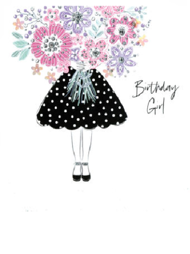Second Nature BIRTHDAY GIRL Greeting Card