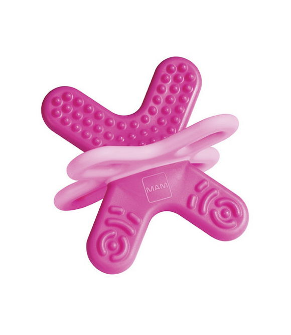 MAM Bite And Relax Teether 4+Months Pink