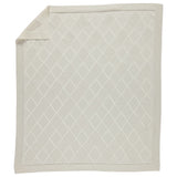 Bebetto Cotton Knitted Baby Blanket Openwork Cream