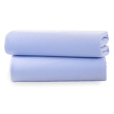 Clair de Lune 2-Pack Cotton Fitted Sheets Cot Blue 60/120