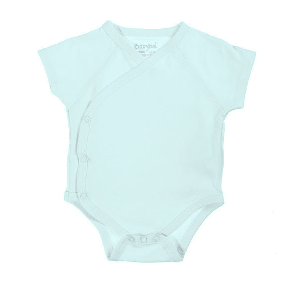 Babybol Wrap Bodysuit Blue (0-3mths)