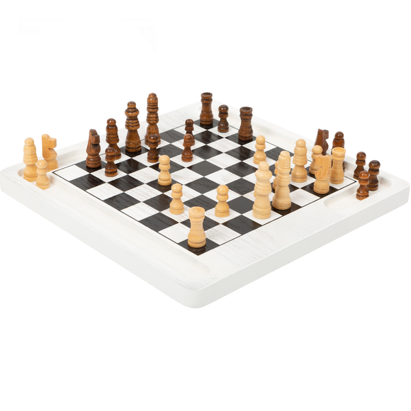 Small Foot Chess And Draughts Board Game