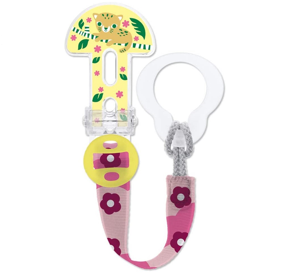 MAM Clip It Soother Clip Pink