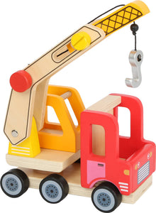 Small Foot Wooden Crane Truck