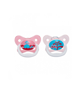 Dr Brown's Options Prevent Soother 2-Pack Pink 0-6m