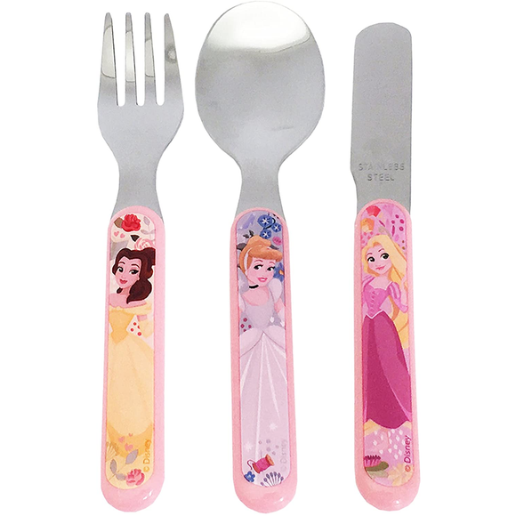 Polar Gear Felt Pen Princess 3-Piece Metal Cutlery Set
