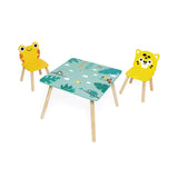 Janod Tropik Tropical Table and 2 Chairs Set