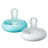 Tommee Tippee Closer To Nature Breast Like Soothers 2Pk 6-18m