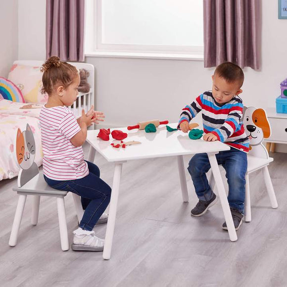 Liberty House Toys Cat and Dog Table and Chair Set