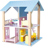 Small Foot Doll´s House Blue Roof 2 Levels Rotatable