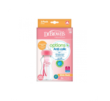 Dr Brown's Options+ Anti-Colic Bottle 2-Pack Pink 270ml
