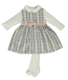 Bebetto Girls Top, Dress And Tights Set (6mths-2yrs)