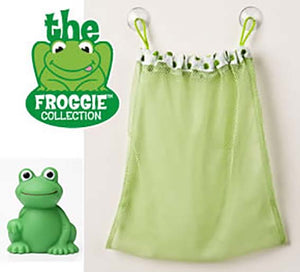Bath Toys Tidy Bag With A Toy Froggie Collection