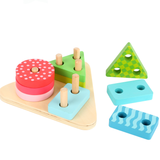 Small Foot Geometric Shapes Wooden Puzzle 12+