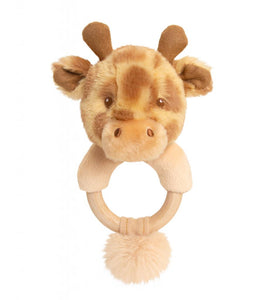 Keel Toys Keeleco Huggy Giraffe Ring Rattle 14cm
