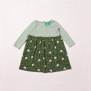 Little Green Radicals Golden Sheep Easy Peasy Dress Organic Cotton (3-12mths)