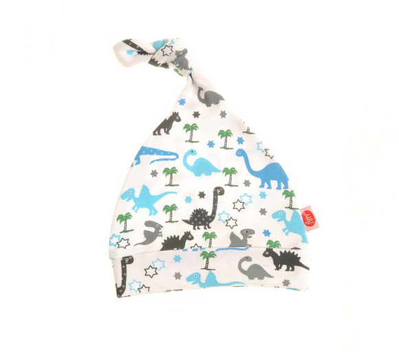 Knot Baby Cotton Hat Dino (0-6mths)