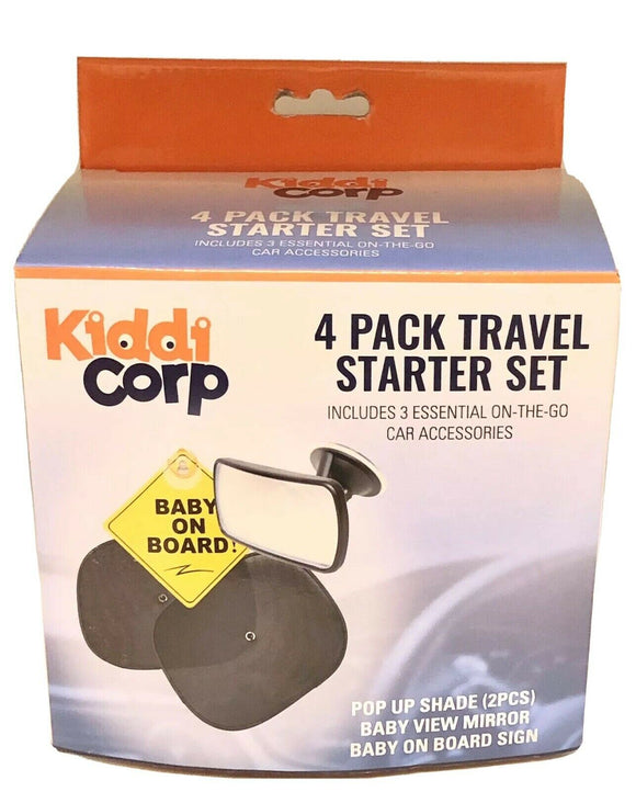 Kiddicorp 4 Pack Travel Starter Set