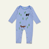 Lilly and Sid Organic Collection Playsuit Forest Friends (0-12mths)
