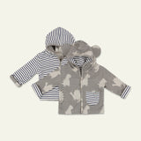 Lilly and Sid Organic Collection Dino Reversible Jacket (0-18mths)