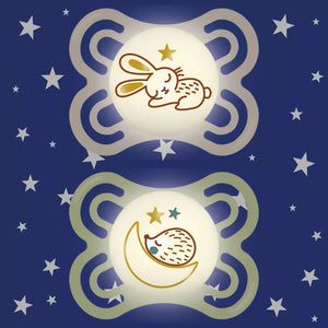 MAM Perfect Night Soother Green 0+m 2Pk