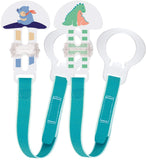 MAM Soother Clip Blue 2Pk