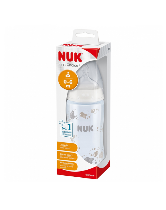 NUK First Choice Baby Bottle 300ml 0-6m